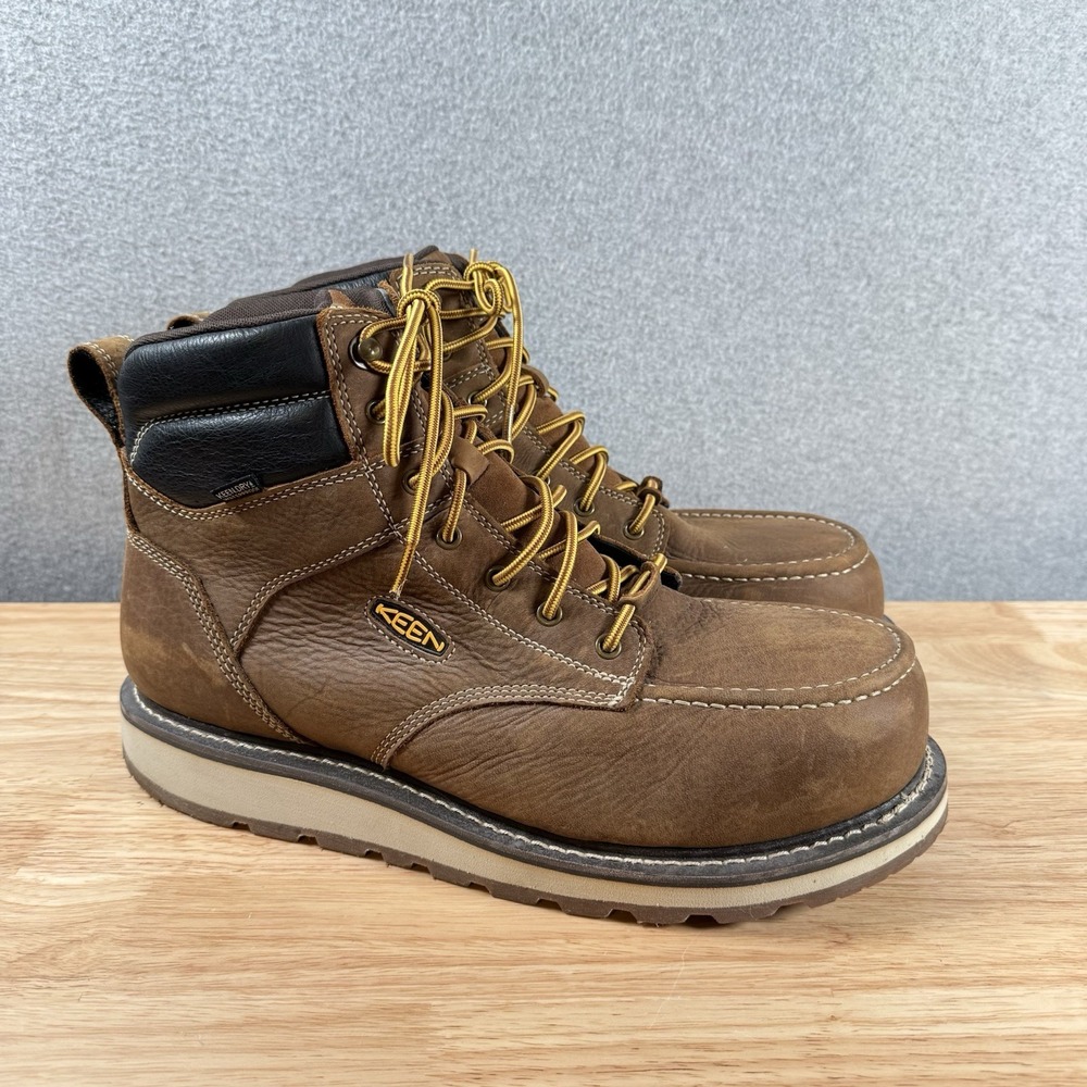 KEEN Cincinnati 6" Carbon Toe WP Work Boot Mens 14 D